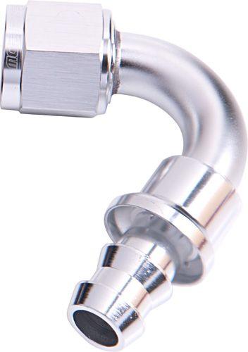 Aeroflow 400 Series Push Lock 120° Hose End -4AN (AF404-04S) AF404-04S