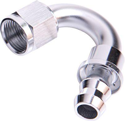 Aeroflow 400 Series Push Lock 150° Hose End -8AN (AF405-08S) AF405-08S