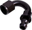 Aeroflow 400 Series Push Lock 150° Hose End -10AN (AF405-10BLK) AF405-10BLK