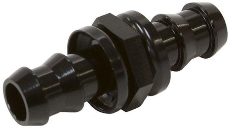 Aeroflow Male to Male Barb Push Lock Adapter 8mm (5/16") to -6 (AF410-06-05BLK) AF410-06-05BLK