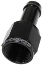 Aeroflow Straight -20AN Female to 1-1/2" (38mm) Male Barb Hose Fitting (AF411-20BLK) AF411-20BLK