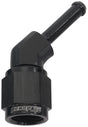 Aeroflow 45° Hose Barb 3/16" to -4AN (AF412-04BLK) AF412-04BLK