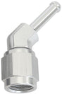 Aeroflow 45° Hose Barb 3/16" to -4AN (AF412-04S) AF412-04S