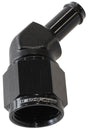 Aeroflow 45° Hose Barb 3/8" to -8AN (AF412-08-06BLK) AF412-08-06BLK