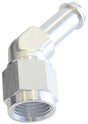 Aeroflow 45° Hose Barb 1/2" to -8AN (AF412-08S) AF412-08S