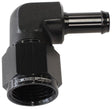 Aeroflow 90° Hose Barb 3/8" to -8AN (AF413-08-06BLK) AF413-08-06BLK