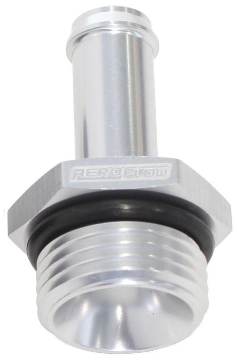 Aeroflow ORB to Barb Fitting - Silver (AF414-08-05S)