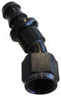 Aeroflow 400 Series Push Lock 30° Hose End -10AN (AF417-10BLK) AF417-10BLK