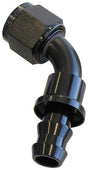 Aeroflow 400 Series Push Lock 60° Hose End -4AN (AF418-04BLK) AF418-04BLK