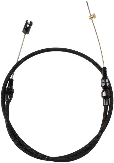 Aeroflow Stainless Steel Throttle Cable - Black (AF42-1101LS1BLK) AF42-1101LS1BLK