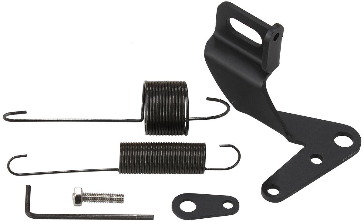 Aeroflow Stainless Steel Throttle Cable Bracket - Black (AF42-1104BLK) AF42-1104BLK