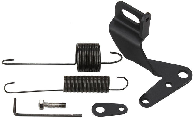 Aeroflow Stainless Steel Throttle Cable Bracket - Black (AF42-1104BLK) AF42-1104BLK