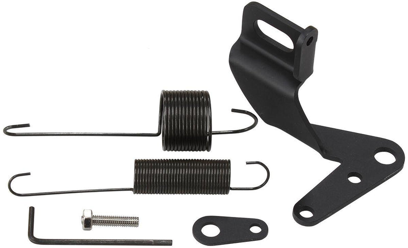 Aeroflow Stainless Steel Throttle Cable Bracket - Black (AF42-1104BLK) AF42-1104BLK