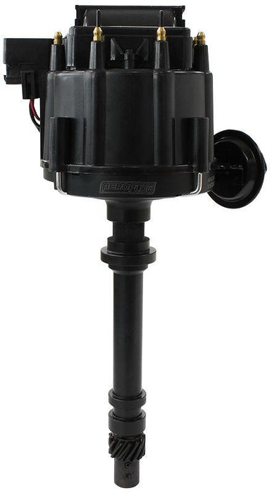 Aeroflow XPRO Chevrolet HEI Distributor with Coil in Cap, Black Anodised Body with Black Cap (AF4210-8362BLK)