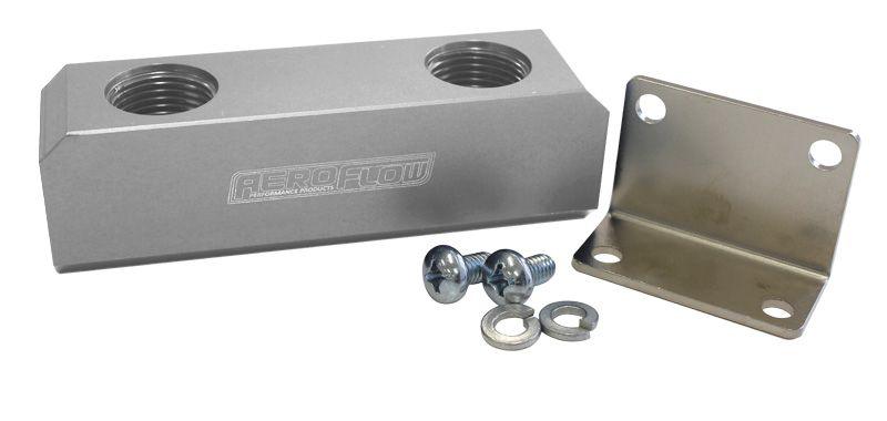 Aeroflow Billet Log Type Fuel Block -10ORB (AF452-10S) AF452-10S