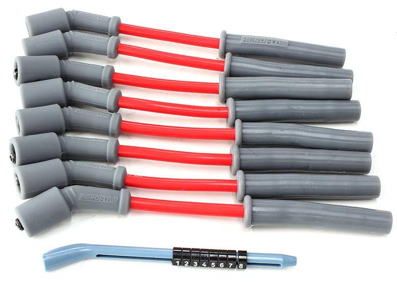 Aeroflow Xpro Red 8.5mm Spark Plug Wire Sets (AF4530-32819) AF4530-32819