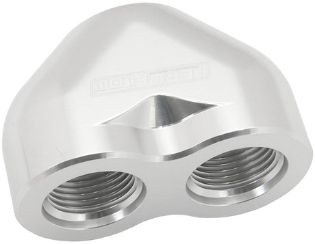 Aeroflow Billet 3 Port ORB U-Block (AF455-16-12S)