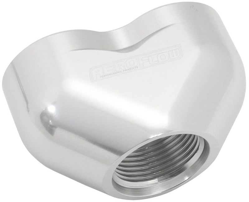 Aeroflow Billet 3 Port ORB U-Block (AF455-16-12S)