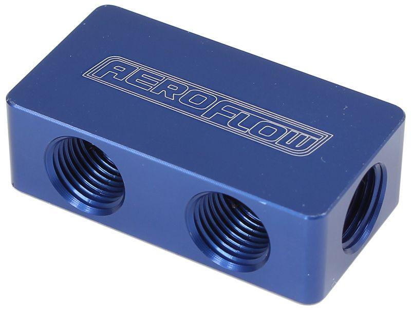Aeroflow Compact Distribution Block (AF456-02-04) AF456-02-04