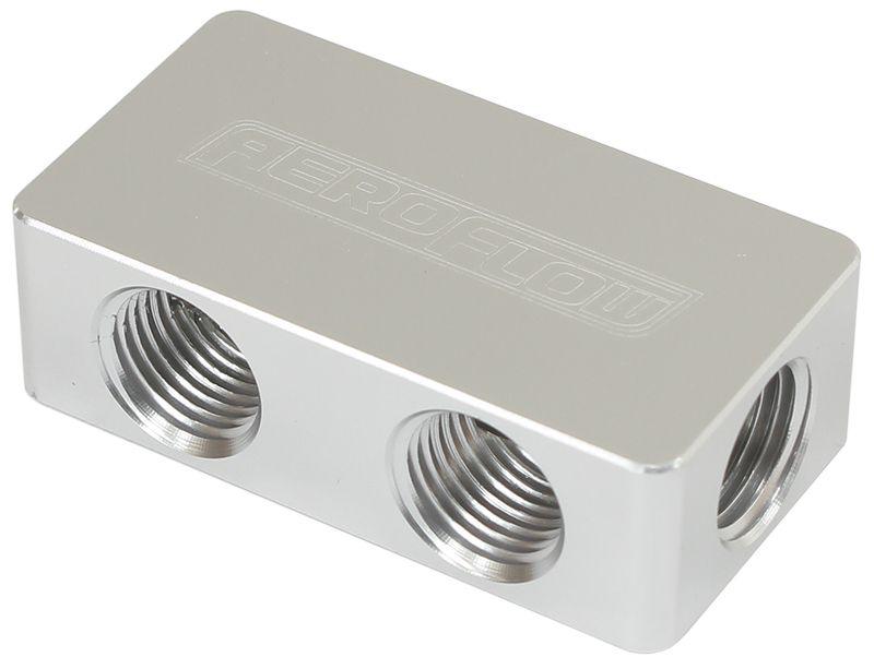 Aeroflow Compact Distribution Block (AF456-02-04S) AF456-02-04S