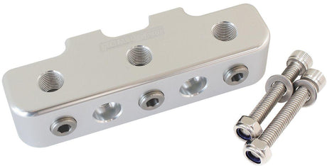 Aeroflow Pressure Sensor Block - Silver (AF456-03S) AF456-03S