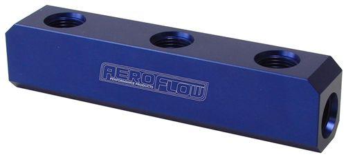 Aeroflow Billet 5 Port Fuel Log -8AN (AF457-08) AF457-08