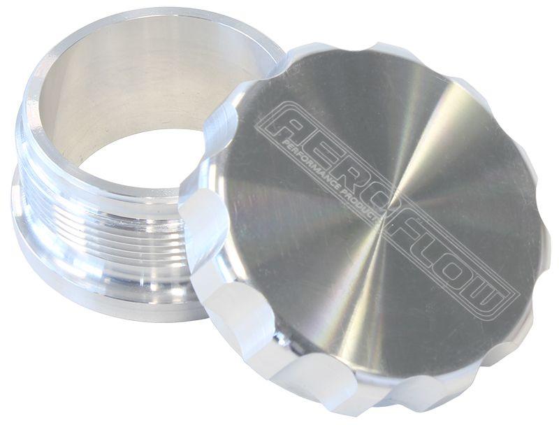 Aeroflow 1" Billet Aluminium Weld-On Filler with Raw Cap (AF460-16) AF460-16