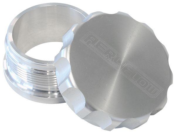 Aeroflow 1" Billet Aluminium Weld-On Filler with Silver Cap (AF460-16S)