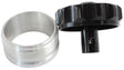 Aeroflow Billet Aluminium Weld-On Filler Neck & Cap - Black (AF460-32-RV-BLK) AF460-32-RV-BLK
