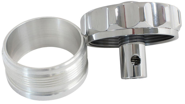 Aeroflow Billet Aluminium Weld-On Filler Neck & Cap - Polished (AF460-32-RV-P) AF460-32-RV-P