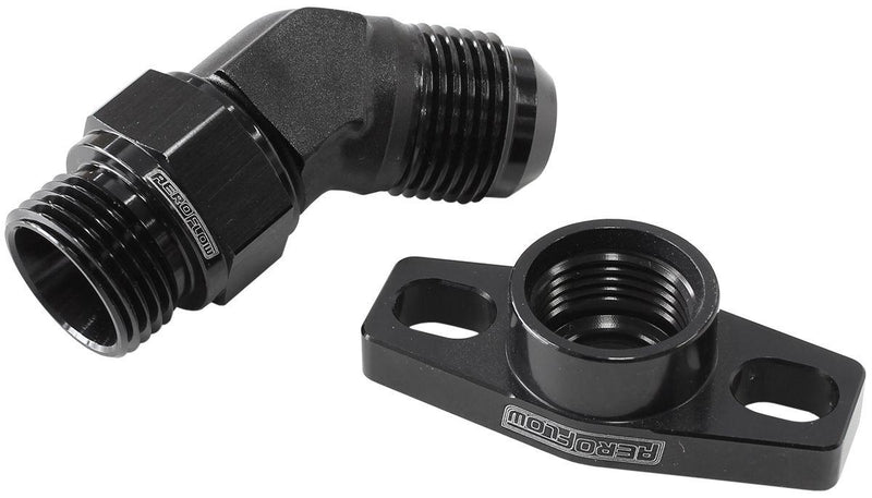 Aeroflow 45° Turbo Drain Adapter (AF463-12) AF463-12