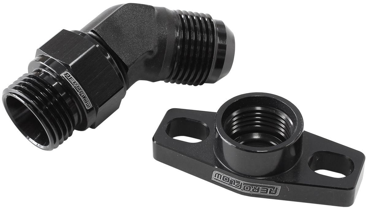 Aeroflow 45° Turbo Drain Adapter (AF463-12)