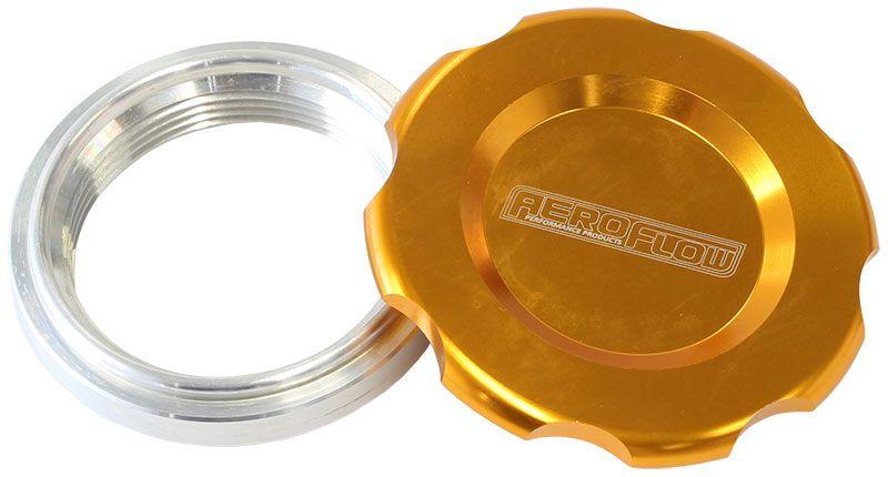 Aeroflow Low Profile Billet Aluminium Filler Cap & Bung (AF465-24G) AF465-24G