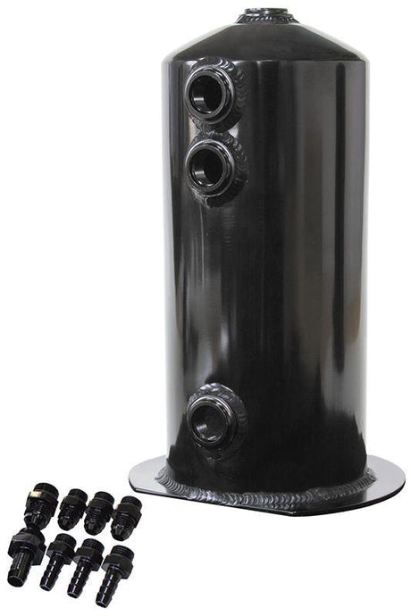 Aeroflow 2.5 Litre Spun Alloy Surge Tank (AF49-1016BLK) AF49-1016BLK