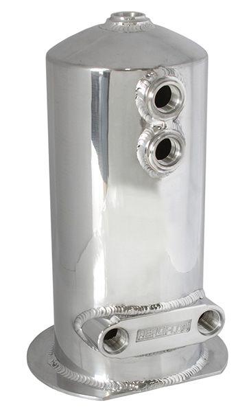 Aeroflow Dual Outlet EFI Pump Surge Tank - Polished (AF49-1024) AF49-1024