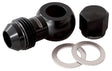 Aeroflow 90° Fuel Pump Banjo Kit - Black (AF49-1035BLK) AF49-1035BLK