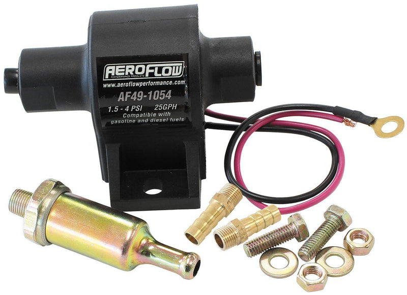 Aeroflow Super Low Pressure In-Line Carburettor Fuel Pump (AF49-1054) AF49-1054
