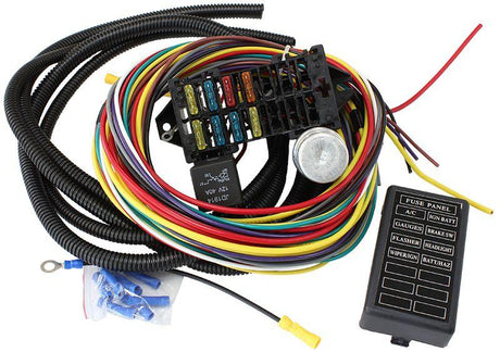 Aeroflow Complete Universal 8 Circuit Wiring Harness Kit (AF49-1500) AF49-1500