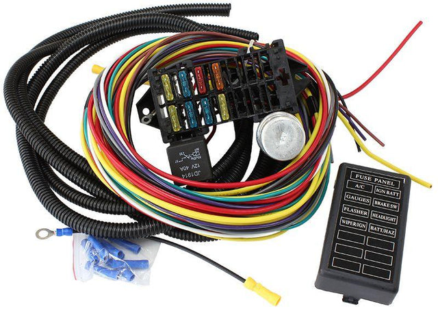 Aeroflow Complete Universal 8 Circuit Wiring Harness Kit (AF49-1500) AF49-1500
