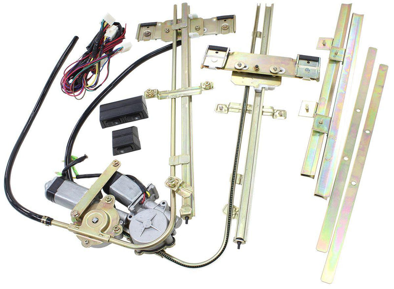 Aeroflow Electric Power Window Kit with Switches & Wiring (AF49-1600) AF49-1600