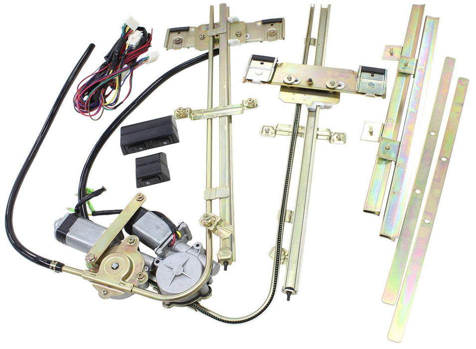 Aeroflow Electric Power Window Kit with Switches & Wiring (AF49-1600)
