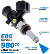 Aeroflow Bosch Motorsport 980cc EV14 Short JETRONIC Fuel Injector (AF49-1907)