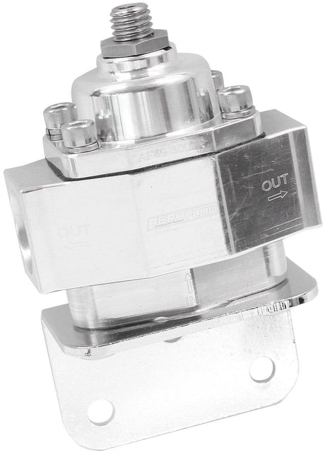 Aeroflow Billet 2-Port Fuel Pressure Regulator with -8 ORB Ports (AF49-3000P) AF49-3000P