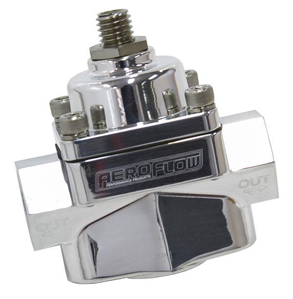 Aeroflow Billet 2-Port Fuel Pressure Regulator with -8 ORB Ports (AF49-3001P) AF49-3001P