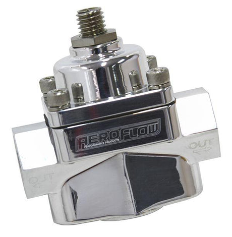 Aeroflow Billet 2-Port Fuel Pressure Regulator with 3/8" NPT Ports (AF49-4000P) AF49-4000P