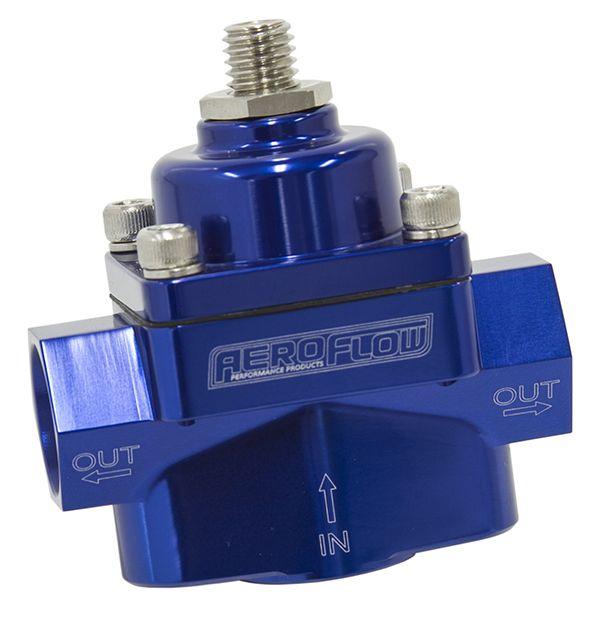 Aeroflow Billet 2-Port Fuel Pressure Regulator with 3/8" NPT Ports (AF49-4000)