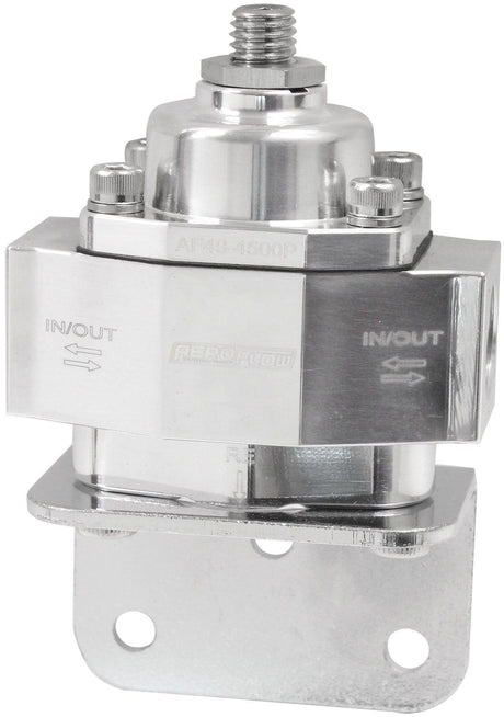 Aeroflow Billet Bypass Fuel Pressure Regulator 4.5-9psi Adjustable (AF49-4500P) AF49-4500P