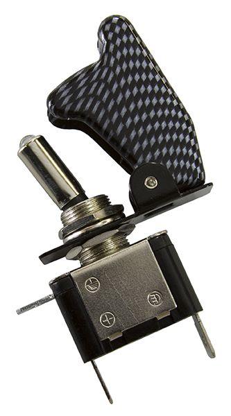 Aeroflow Carbon Fibre Covered LED Rocket / Missile Switch (AF49-5020)