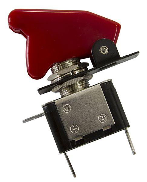 Aeroflow Red Covered LED Rocket / Missile Switch (AF49-5050) AF49-5050