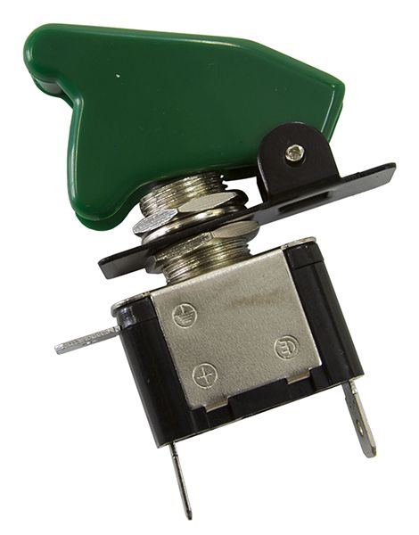 Aeroflow Green Covered LED Rocket / Missile Switch (AF49-5055)